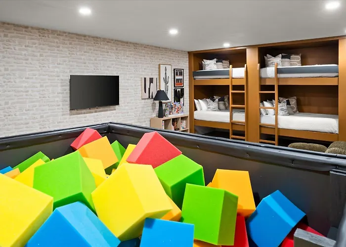 Rock Climbing Pool& Mini Golf Game Mural *